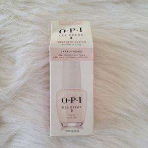 OPI Gel Break 2 Treatment System Barely Beige NIB Ideal For Dark Skin Tones